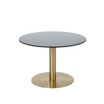 Tom Dixon - Flash Table Circle Brass - Guld - Sidobord - Metall