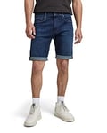 G-STAR RAW Men's 3301 Slim Denim Shorts, Blue (worn in ultramarine D17418-C051-C236), 38