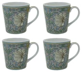 Leonardo Collection Set Of 4 China Pimpernel Coffee Tea Mugs William Morris Mugs
