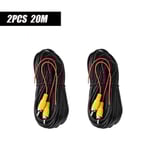 Cable audio video RCA male vers male nickele (20 m)