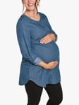 Frugi Maternity Roisin Denim Tunic Top, Blue