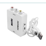 Hdmi À Rca Av 1080 P Av2hdmi Mini Converte Convertisseur De Signal Pour La Télévision, Magnétoscope Vhs, Dvd Documents Chipsets Mont
