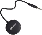 BOOMPODS Multipod Headphone Audio Splitter - 4 Way 3.55mm Audio Stereo Headset Adapter, Compatible with Smartphone, Tablet, Computer, DVD or MP3 players (Black Eco Pack)