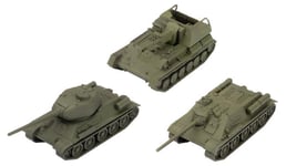 World of Tanks Miniature Game: U.S.S.R. Tank Platoon - T-34-85, SU-76M & SU-85