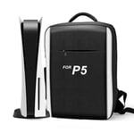 AXDNH Host Storage Bag for PS5, Protective Shoulder Bag for Playstation 5 Game Console Storage Case Travel Carrying Pouch for PS5