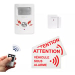Kit alarme van aménagé autonome sans-fil essentiel 3 - Détecteur mouvement + ouverture + télécommande (gamme bt)