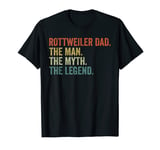 Vintage Dog Dad Man Myth Legend Rottie Shirt, Rottweiler Dad T-Shirt
