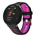 Garmin Forerunner 735 / 735XT Tvåfärgat klockarmband i silikon - Rosa
