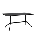 HAY - About a Table AAT10 - Black Base - Black Linoleum - 180x105x73 cm - Matbord