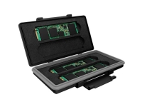 ICY BOX IB-AC620-M2 Skyddsbox för 4x M.2 SSD-diskar upp till 80 mm längd Harddisk-opbevaringskuffert
