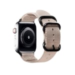 SKALO Nato-armband Nylon Apple Watch Series 7-9 41mm - Beige