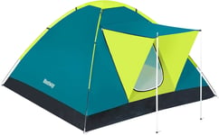 Bestway Cool Ground 3 Camping Tent - Compact Tent with Insect Net & Front Canopy