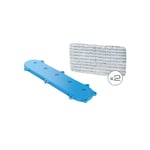 Lingettes microfibres(x2) pour Aspirateur x-force flex allergie & 11.60 aqua & kit animau Rowenta ZR009501