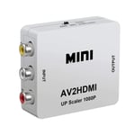 Av Till 1080p Hdmi Adapter - (3x Rca) Ntsc / Pal Kompatibel Vit