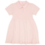 Copenhagen Colors GOTS Rib Polo Stickad Klänning Ballerina Cream | Rosa | 104 cm