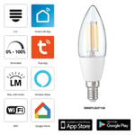Alecto SMARTLIGHT130 Smart glødetråd LED-lampe med Wi-Fi