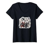 Womens Chicago All That Jazz Art Deco 1920s Musical Theatre Flapper V-Neck T-Shirt