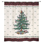 Avanti Linens Spode Christmas Tree Tartan Collection, Multicolor, Shower Curtain