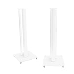 Q Acoustics FS50 Speaker Stands - Pair Bookshelf Supports Stand mount White 70cm