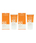 Clarins Womens Spf 50 Sun Care Gel To Oil 150ml x 2 - One Size