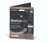 Norton 360 Advanced Antivirus 2024 10 Device 1 Year PC Mac iOS Delivery by Post
