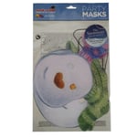 The Snowman and Snowdog 2D Card Party Face Masks Official Twin Pack Set of 2