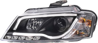 Strålkastarpaket inkl. DRL 'Light-Bar' Audi A3 2008-2012 - Svart - Audi - A3, S3