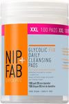 Nip+Fab Glycolic Acid Fix Daily Cleansing Pads for Face with Hyaluronic Acid | 