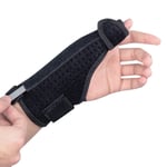 Handledsstöd med tumstöd för vänster hand - Svart