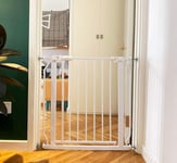 BalanceFrom Easy Walk-Thru Safety Gate for Doorways and Stairways with Auto-Close/Hold-Open Features, Fits 29.1-33.8 Inch Openings