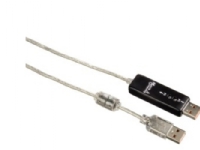 Hama USB 2.0 Link Cable for Windows, 1,95 m, USB A, USB A, Grå