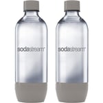 Sodastream 1 Litre Carbonating Water Bottles for Sparkling Water Maker-Twin Pack