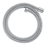GROHE VitalioFlex Metal Long-Life - Shower Hose 1.25 m, (Tensile Strength 75 kg, Pressure Resistance Up to 16 Bar, Heat Resistance 75°C, Universal Connection G 1/2" x 1/2"), Chrome, 22106000
