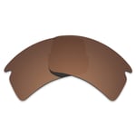 Hawkry Polarized Replacement Lenses for-Oakley Flak 2.0 XL Sunglass Bronze Brown