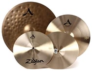 Zildjian A Zildjian Series City Cymbal Box Set - 12 Inch New Beat Hi-Hats, 14 Inch Crash, 18 Inch Uptown Ride