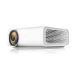 LUFKLAHN Home Mini LED High-definition Projector, 1080P Portable Projector (Color : White, Size : UK)