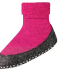 FALKE Unisex Kids Cosyshoe Minis K HP Wool Grips On Sole 1 Pair Grip socks, Pink (Gloss 8550), 6-7