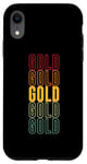iPhone XR Gold Pride, Gold Case