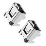 2pc Exchange Part Straight Pin Power Socket Charging Port Fit for 2DS DSi DSi XL