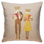 Not Applicable Fantastic Mr Fox Cushion Throw Pillow Cover Decorative Pillow Case For Sofa Bedroom 18 X 18 Inch