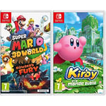 SUPER MARIO 3D WORLD+BOWSER FURY [video game] & Kirby et le monde oublié (Nintendo Switch)