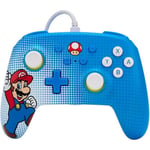 Manette Filaire Améliorée Mario Pop Art PowerA pour Nintendo Switch