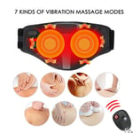 Far Infrared Vibration Waist Massager Electric Heating Waist Belt Pain Relief
