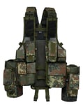 Brandit Tactical Vest (Flecktarn, One Size) Size Flecktarn