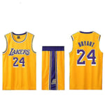 Kobe Bryant Baskettröja No.24 Lakers Yellow Home For Kids / 2XL