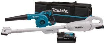 Työkalusarja Makita CLX245SAX1 (CL108FDZW + UB100D); 12 V; 1x2,0 Ah akku