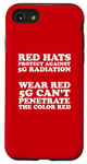 Coque pour iPhone SE (2020) / 7 / 8 Wear Red to Avoid 5G Radiation Internet Comments and Meme