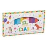 Craft Hub Modelling Clay   Pack of 12 Colours