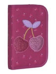 Beckmann Norway Single Section Pencil Case W/Content, Cherry Rosa