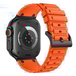 Apple Watch Series 1-3 42mm Tufft Armband i silikon, Orange